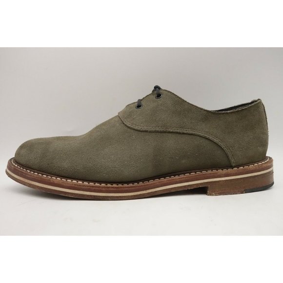 Helm Olive Green Suede Leather Dress Casual Oxfords Shoes Men\'s 11 D main image 12
